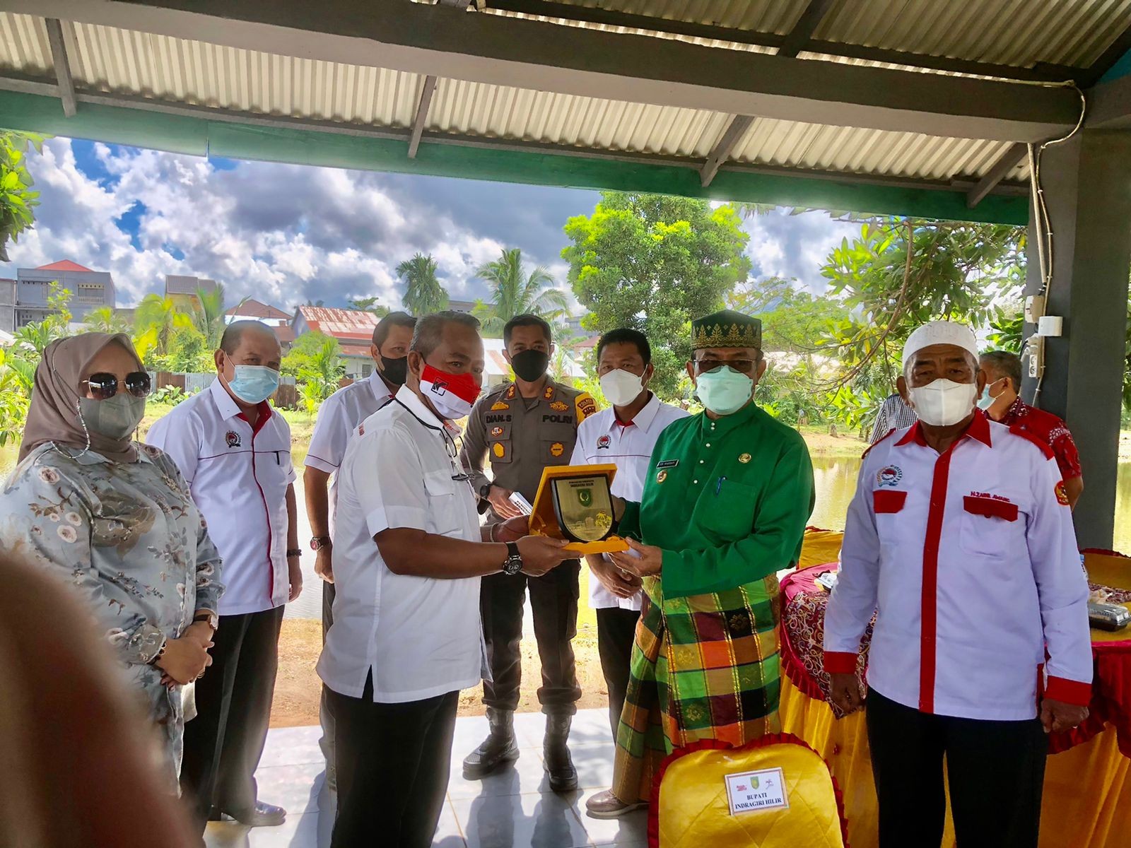 Bupati Inhil HM Wardan Hadiri Diskusi FPK dan Kesbangpol Provinsi Riau di Edu Park Makodim 0314